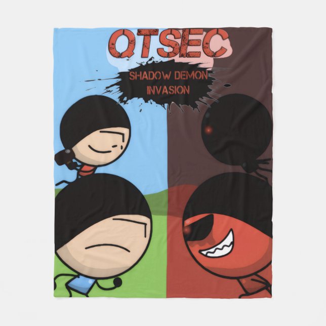Shadow Demon Invasion Blanket Fleecefilt (Framsidan)