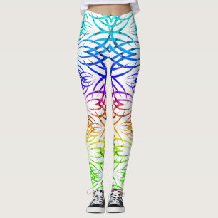 Shadow Eclipse Bakgrundsbild (Rainbow 2) Leggings