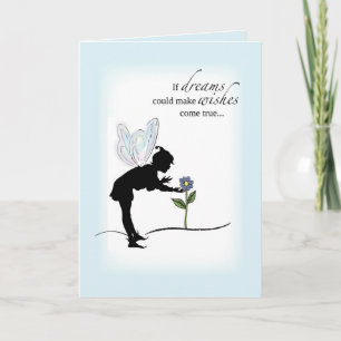 Shadow Fairy Birthday Kort