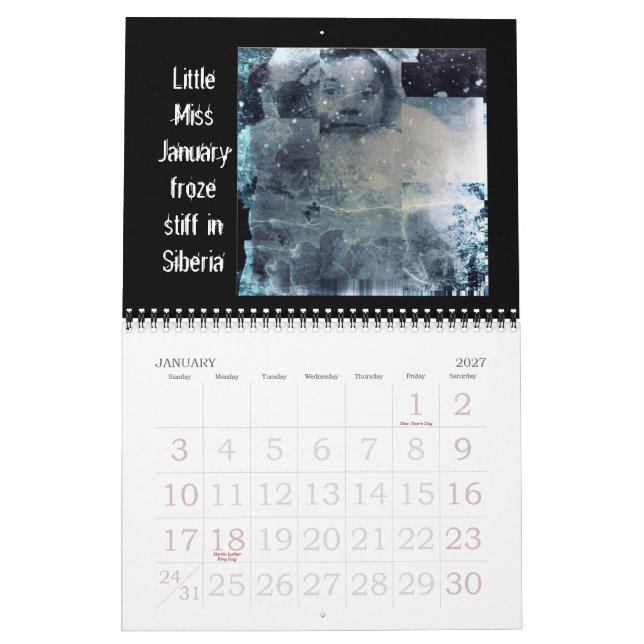 Shadow Leitners månader av Mayhem Kalender (Jan 2027)