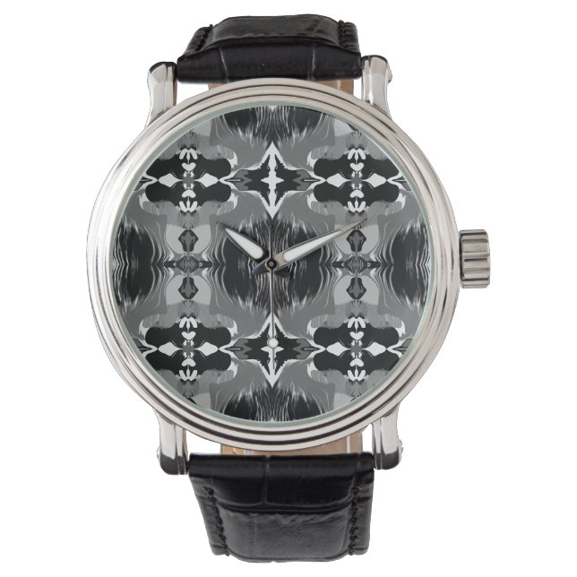 Shadow Mirror Pattern  Armbandsur (Framsida)