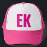 Shadow monogram Beach Bachelorette Party Favors Keps<br><div class="desc">Truckerkepsen Shadow monogram Beach Bachelorette Party Favors Party Favors</div>