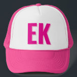 Shadow monogram Beach Bachelorette Party Favors Keps<br><div class="desc">Truckerkepsen Shadow monogram Beach Bachelorette Party Favors Party Favors</div>