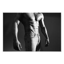 Shadow Muscles Hett Guy Poster