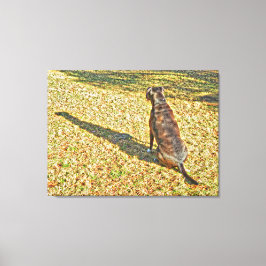 Shadow och hans hund canvas art