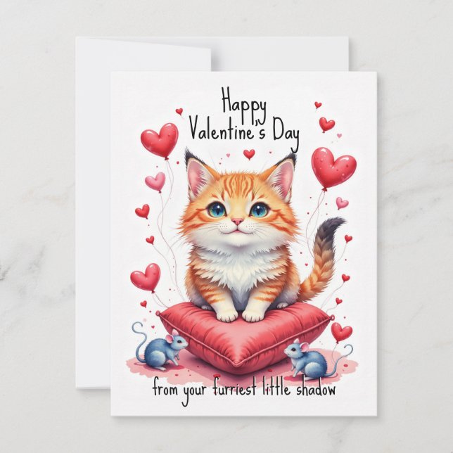 💘🐈Shadow of Love Julkort (Framsida)