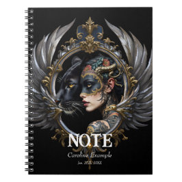 Shadow Queen – Panter Spirit Emblem. Anteckningsbok