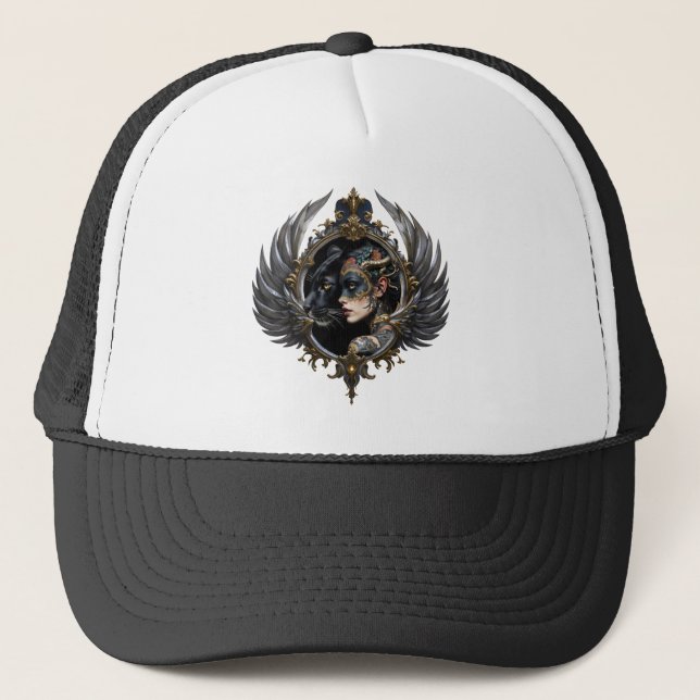 Shadow Queen – Panther Spirit Emblem. Keps (Framsida)