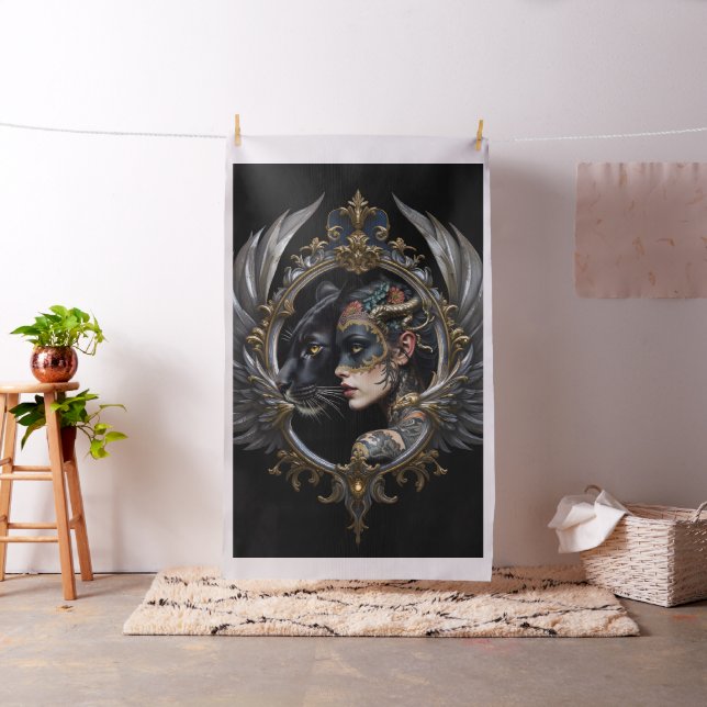 Shadow Queen – Panther Spirit Emblem.  Tyg (In Situ)