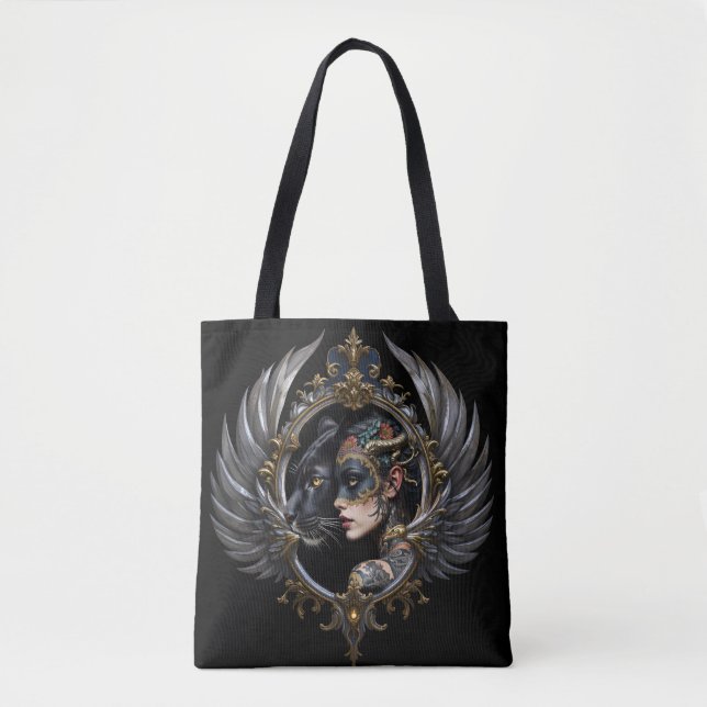 Shadow Queen – Panther Spirit Emblem. Tygkasse (Framsida)