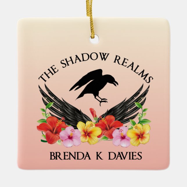 Shadow Realms Brenda K Davies Julgransprydnad Keramik (Framsida)