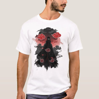 Shadow Reaper in the Rain - Red Cloud Aesthetic T- T Shirt