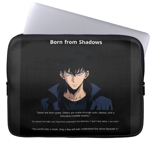 "Shadow Reborn" "The Silent Force" Laptop Fodral (Framsidan)