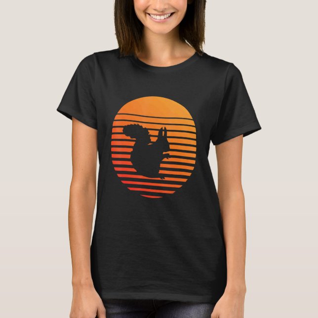 Shadow Silhouette framför Sol T Shirt (Framsida)