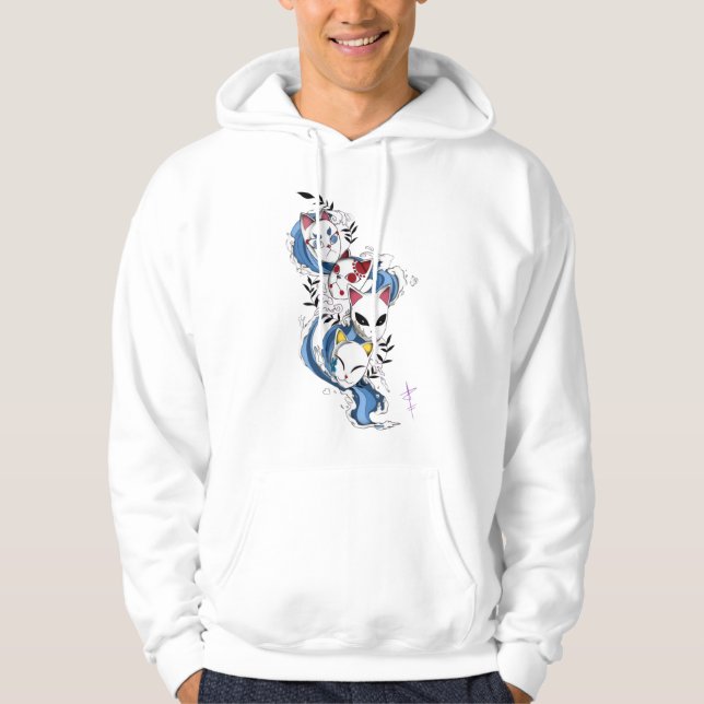 Shadow Slayer Mask Hoodie / T-Shirt – Dark Anime🔥 (Framsida)