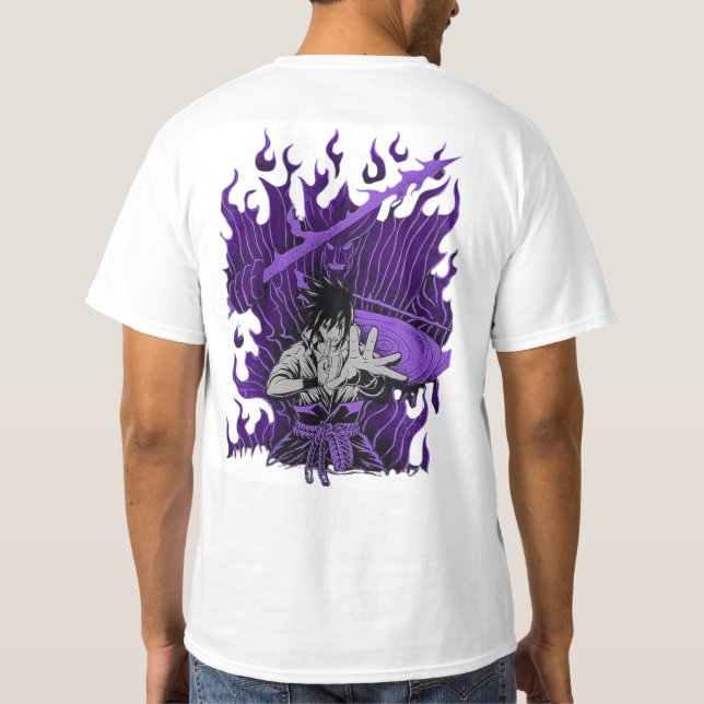 ⚔️🌌Shadow Storm Warrior ⚔️T-Shirt T Shirt (Baksida)