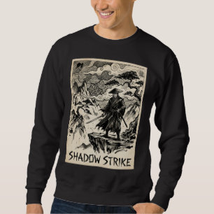 Shadow Strike Samurai Bläckkonst Tröja Lång Ärmad Tröja