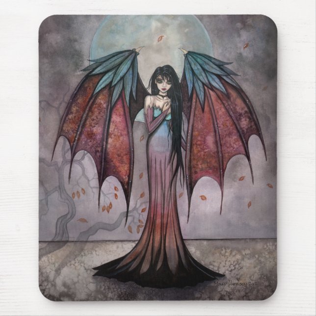 Shadow Träd Gothic Vampire Fantasy Fairy Art Musmatta (Framsidan)