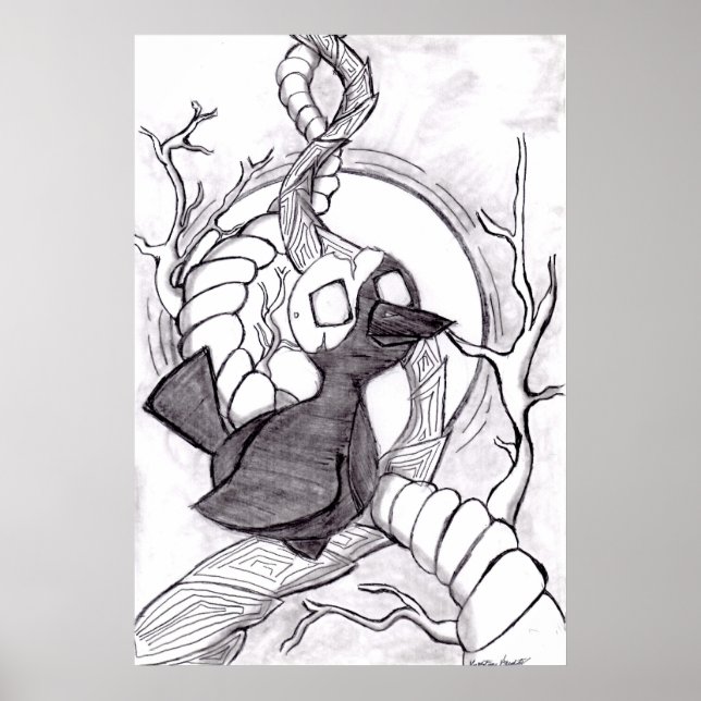 Shadow träd poster (Framsidan)