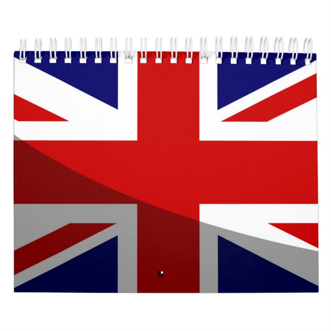 Shadow Union Jack Flagga Kalender (Omslag)