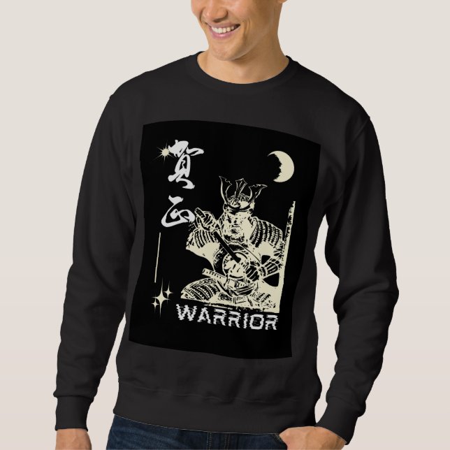 Shadow Warrior Samurai Tröja Lång Ärmad Tröja (Framsida)