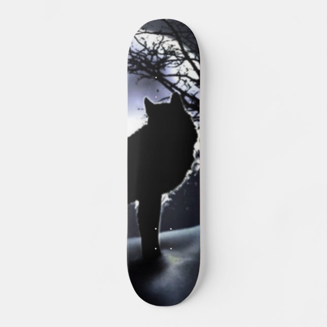 shadow_wolf skateboard bräda 19,5 cm (Framsida)