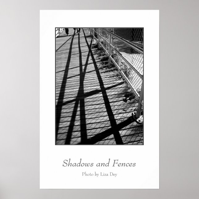 'Shadows and Fences'  Affisch (Framsidan)