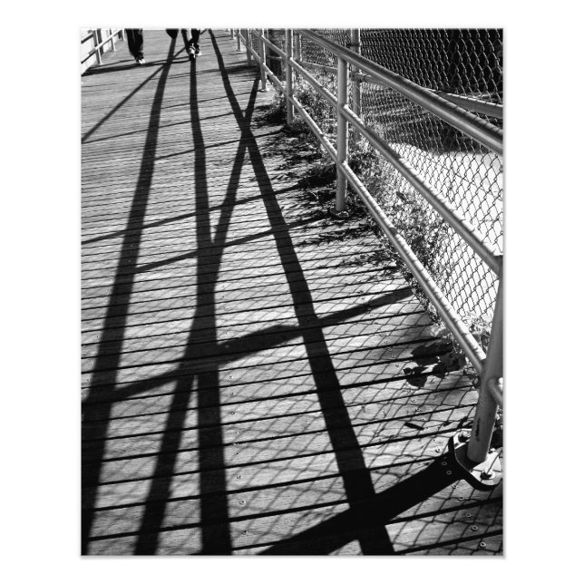 'Shadows and Fences'  Fototryck (Framsidan)