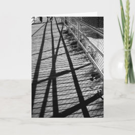 'Shadows and Fences' Tom Kort Greeting Card
