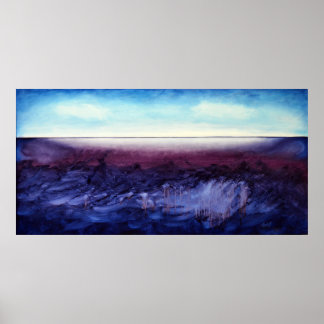 Shadow's Journey Healing Violet & Indigo Print Poster