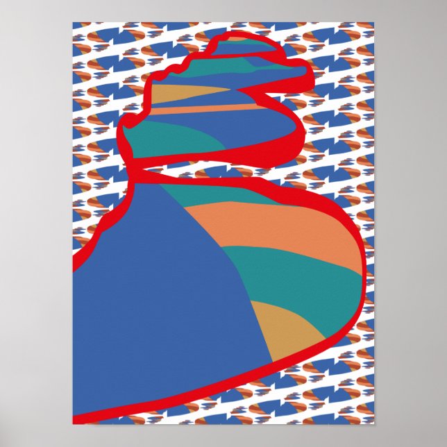 Shadows Rockodromo Cars by Masanser Pixelat Poster (Framsidan)