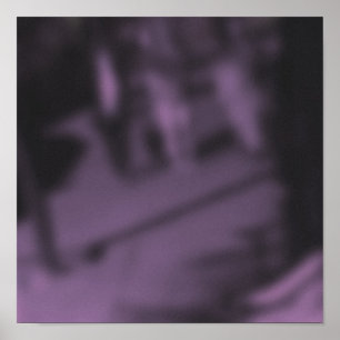 Shadowy Lila NYC Pedestrians Poster