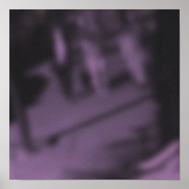 Shadowy Lila NYC Pedestrians Poster (Framsidan)