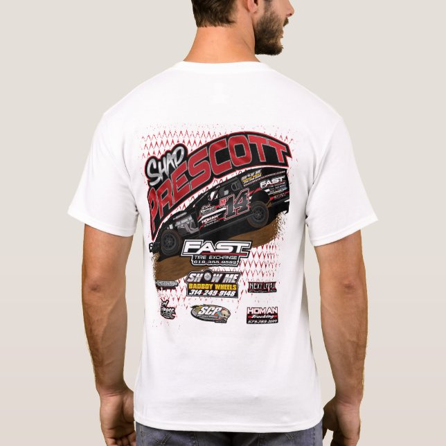 Shadvitskjorta T-shirt (Baksida)
