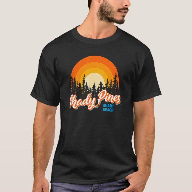 Shady Gräs Lycklig Summertime T Shirt (Framsida)