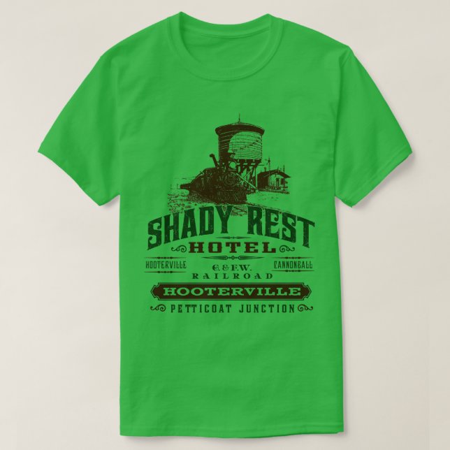 Shady Rest Hotel T Shirt (Design framsida)