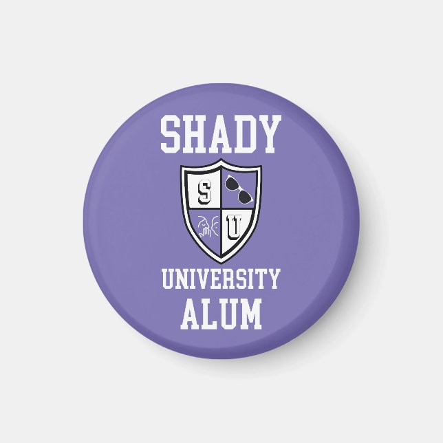 Shady Universiteten Alum grad gossip periwinkle Magnet (Framsidan)