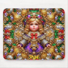 SHAE ~ Vintage jul doll ~ Mousepad Musmatta