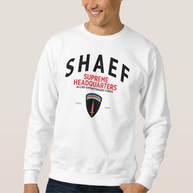 SHAEF-högkvarteret Lång Ärmad Tröja (Framsida)