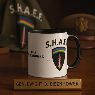 SHAEF-personlig tribut Mugg