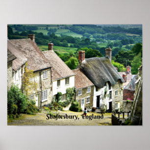 Shaftesbury, England Poster