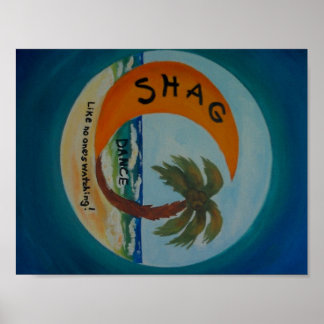 Shag Dance Poster Färg