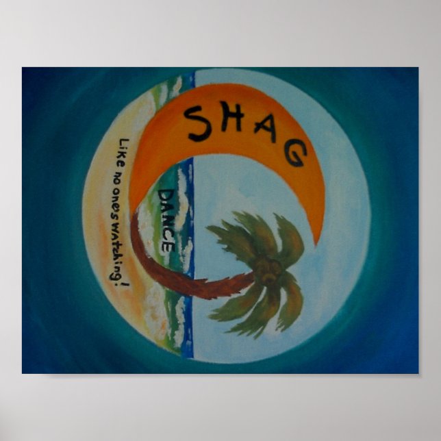 Shag Dance Poster Färg (Framsidan)