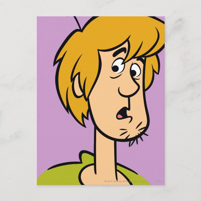 Shaggy förvånad vykort (Framsida)
