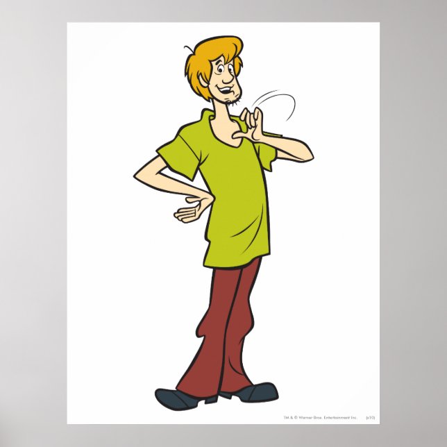 Shaggy Gesturing Poster (Framsidan)