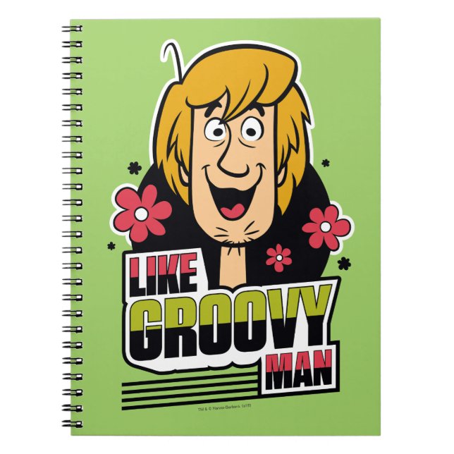 Shaggy "like Groovy Man" Graphic Anteckningsbok (Framsidan)