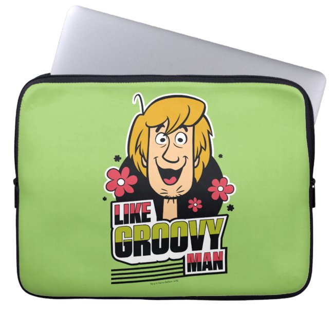 Shaggy "like Groovy Man" Graphic Laptop Fodral (Framsidan)