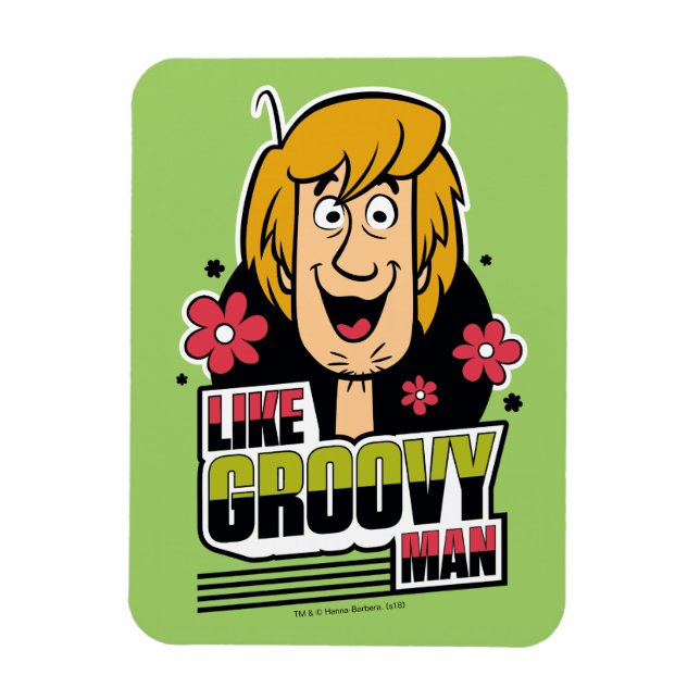Shaggy "like Groovy Man" Graphic Magnet (Vertikal)