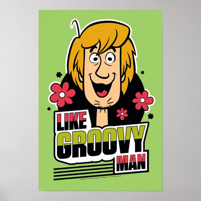 Shaggy "like Groovy Man" Graphic Poster (Framsidan)