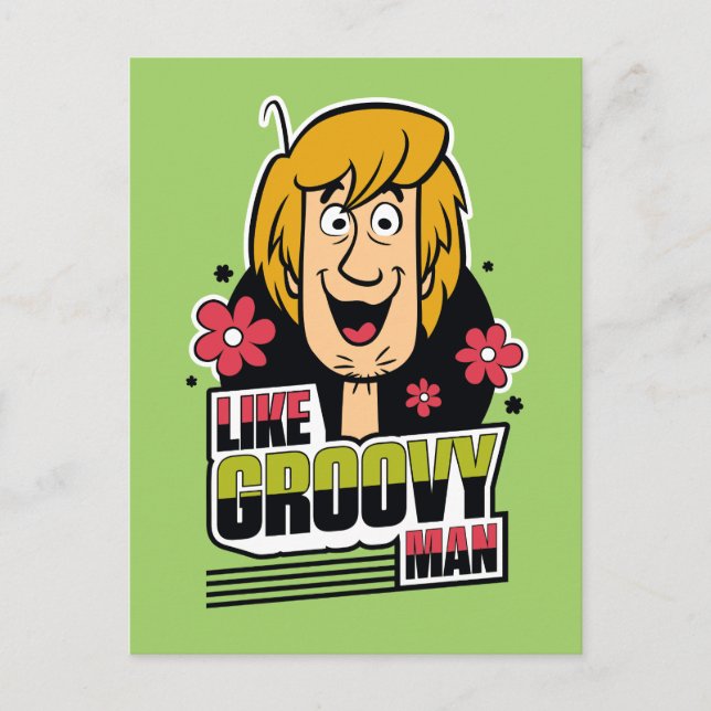 Shaggy "like Groovy Man" Graphic Vykort (Framsida)